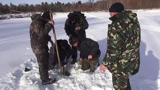 Рыбалка на ленка и тайменя - зимой