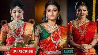 Red bridal saree collectionRed kanchipuram sarees#red bridal saree brides#wedding sarees