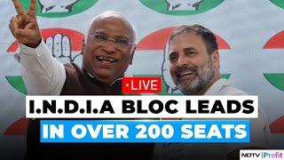 Election Results 2024 LIVE I INDIA Alliance Leads In Over 200 Seats I INDIA Vs NDA Seat Results