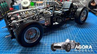 Build the 18 Scale Stirling Moss 1955 Mercedes W196R - Pack 10 - Making the Wheels Unedited 69-71