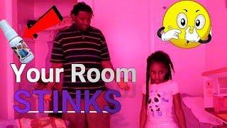 #Geeandvee4eva YOUR ROOM IS STINKY PRANK ON DAUGHTER MUST WATCH