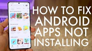 FIX Cant Install Apps On Android 2020