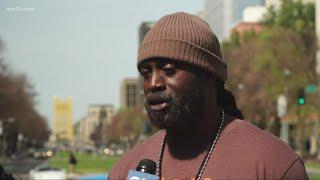 Stephon Clarks brother heads march for racial justice 4 years after police killing