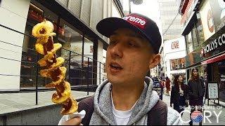 KOREAN STREET FOOD  Tornado Sausage Potato 회오리 소세지 감자