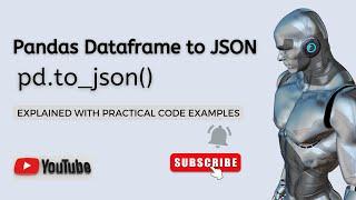 Pandas Dataframe to JSON File Conversion  Python Code Examples  Pandas Dataframe Tutorial