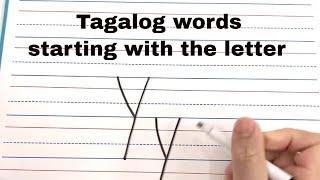 Tagalog words starting with the letter Y