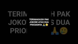 terimakasi pak jokowi #jokowi #jokowidodo #prabowo #presiden2024