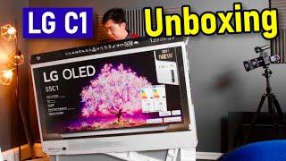 LG C1 OLED TV 2021 Unboxing Setup & Picture Settings