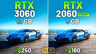 10 Games on RTX 3060 vs RTX 2060 SUPER in 2024 - 1440p