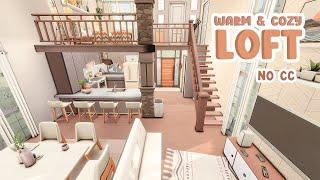 Warm & Cozy Loft  Sims 4 Speed Build