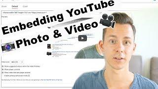 Embedding YouTube Videos on Your Website  No Other Videos at the End  No Branding