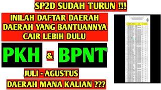 SP2D SUDAH TURUN ??? BERIKUT DAFTAR DAERAH YANG CAIR LEBIH DULU UNTUK PKH BPNT 21 JULI 2024