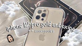 iphone 12 pro unboxing  ++ accessories & set up  asmr