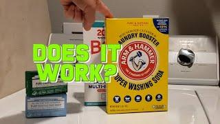 Review of ARM & HAMMER Super Washing Soda Household Cleaner and Laundry Booster Versatile Natural