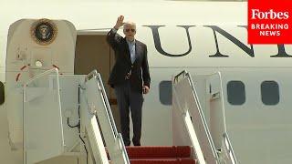 BREAKING NEWS Biden Takes Off On Air Force One For Critical Campaign Event In Madison Wisconsin