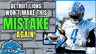 Detroit Lions News & Rumors 53-Man Roster Mistake?