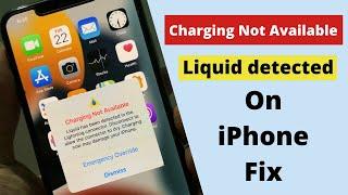 How to fix “Charging Not Available”Liquid detected fix on iPhone 2021.