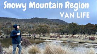 Van Life experience in the very cold snowy mountain region of Australia.