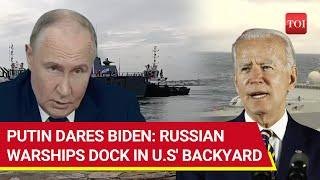 Putins Massive Show Of Strength Near U.S. Russian Warships Arrive In Venezuela After Wargames