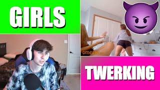 Girls Twerking on Omegle 