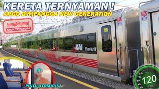 KERETA TERNYAMAN 2024  Naik Kereta Api Argo Dwipangga New Generation KELAS EKSEKUTIF Mewah & Modern