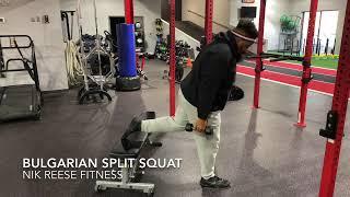 Bulgarian Split Squat