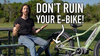 How to properly ride a mid-drive electric bike