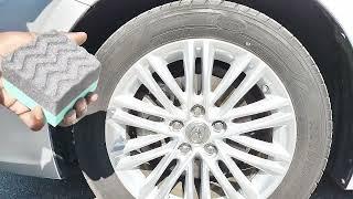 Testing the turtle wax grapheneacrylic tire shine.....