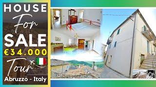 Buy House in Italy with spectacular views of the hills  Cheap Property for sale in Abruzzo