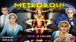 Metropolis 1927 Full Movie  4K Color Remastered 2023 Colorized with The New Pollutants Score