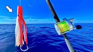 Fishing SOLO in 300 DEEP in the GULF for my LUNCH EPIC Wahoo Catch Clean Cook