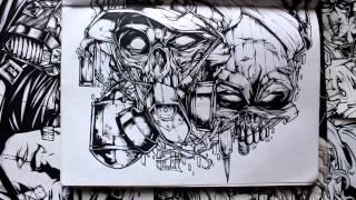 Blackbook Graffti Sketchbook by Feeceez