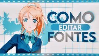 Como editar fontes - Tutorial #1 Phonto