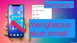 Cara Menghapus akun email di hp