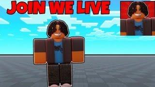 Playing roblox Bedwars Live