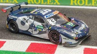 Tarmac Works 164 Scale Ferrari 488 GT3 Winner DTM Nurburgring 2021 Alex Albon  Diecast Model