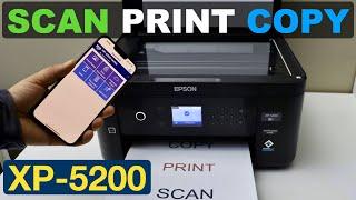 Epson XP-5200 Scanning Printing & Copying.