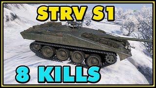 World of Tanks  Strv S1 - 8 Kills - 6.2K Damage