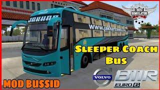 Download VOLVO B11R SLEEPER BUS MOD For Bus Simulator Indonesia In Android