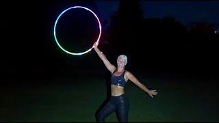 Glowing In The Dark -  Night-Time Hula Hoop Dance By Joy Donaldson