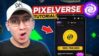 PIXELTAP BY PIXELVERSE - TAP TO EARN  TUTORIAL TAGALOG