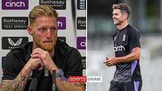 Ben Stokes reacts to Mark Wood returning and Jimmys smooth transition to coaching