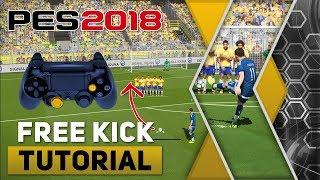 PES 2018 Free Kick Tutorial PS4 PS3