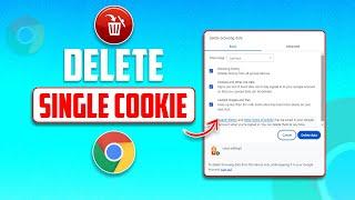 How to Delete Single Cookie in Google Chrome on PC  Clear Cookies for One Website