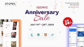  Iqonic Anniversary Sale 2024 LIVE – 50% OFF on Top Products  Iqonic Design