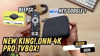 NEW KING TVBOX 2024 ONN 4K PRO REVIEW SIAP ADA AI BOLEH CARI REMOTE