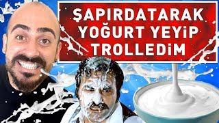 ŞAPIRDATARAK YOĞURT YEDİM TROLLEDİM  %100 KIŞKIRTMA