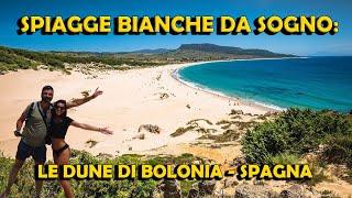 SPIAGGE BIANCHE DA SOGNO - Playa de Bolonia SPAGNA  Giro dEuropa in Auto Camperizzata 