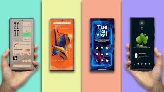 Top 5 Must-Have Android Themes For 2024  Best Homescreen Setups 2024