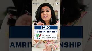 ICRO Amrit Internship 20246000 Per Month StipendPaid BTech Internship #Shorts #BTech #internship